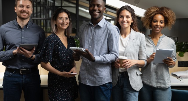 Group of people standing